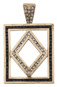 Tupac Shakur Diamond and Sapphire Medallion (Letter of Provenance)